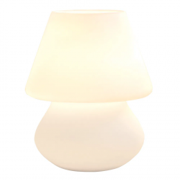 ABAJUR DISC BRANCO (D)15CM (A)18.5CM 1XE27 40W - HB820
