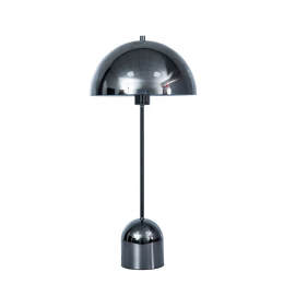 ABAJUR GLO CROMO NEGRO (D)30CM (A)50CM 1XE27 40W - GL014B
