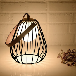 ABAJUR LAMP DOURADO E PRETO E BRANCO (D)18CM (A)22CM 1XG9 40W - ML001B
