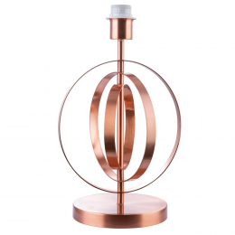 BASE PARA ABAJUR MONDE COBRE (D)24CM (A)40CM 1XE27 40W - GL004E