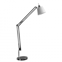 COLUNA SCOPE CROMADO E BRANCO (D)32CM (A)182CM 1XE27 40W - HU4002C