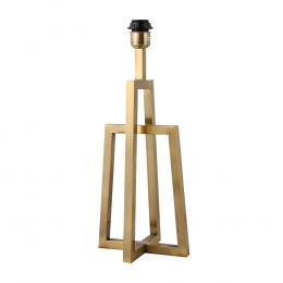 BASE PARA ABAJUR VENETO DOURADO (C)22CM (L)18CM (A)52.5CM 1XE27 40W - MI004