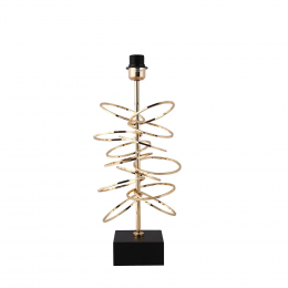 BASE PARA ABAJUR VENETO DOURADO (D)13CM (A)54CM 1XE27 40W - MI003