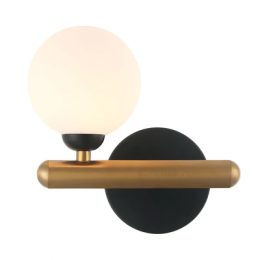 Arandela Bambu Preto E Bronze (D)0Cm (C)19Cm (L)15Cm (A)18Cm 1X25W 0Lm G9 - HL021WB