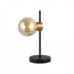 ABAJUR TUTU PRETO E DOURADO E CHAMPAGNE (C)21CM (L)14CM (A)32.5CM 1X25W G9 - ABAJUR TUTU BLACK GOLD E CHAMPAGNE (C)21CM (L)14CM (A)32,5CM 1X25W G9