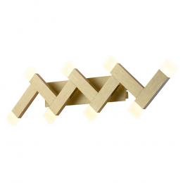 ARANDELA SARAU DOURADO (C)7CM (L)62CM (A)19CM 8X2W 3000K 850LM - HS003