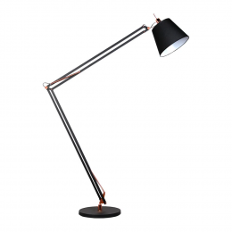 COLUNA SCOPE COBRE E PRETO (D)40CM (A)240CM 1XE27 40W - HU4003B