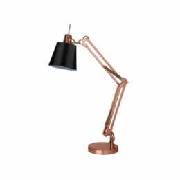 ABAJUR SCOPE COBRE E PRETO (D)15CM (A)72CM  1XE27 40W