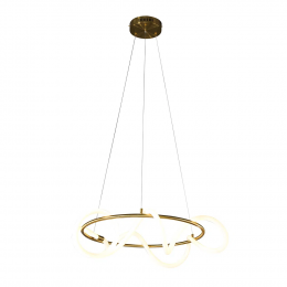 PENDENTE MANTRA DOURADO (D)60CM (A)30CM 1X35W 2700K 2625LM - OC011S
