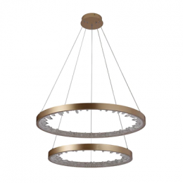 Pendente Milenium Dourado (D)60Cm (C)0Cm (L)0Cm (A)4Cm 1X38W 3000K 2850Lm Led - OC027