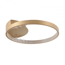 Plafon Milenium Dourado (D)40Cm (C)0Cm (L)0Cm (A)7Cm 1X19W 3000K 1425Lm Led - OC027AS