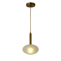 Pendente Filó Bronze e Branco (d)20cm (a)28cm 1xg9 5w - RZ005W