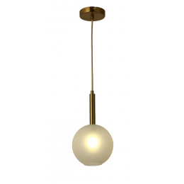 Pendente Filó Bronze e Branco (d)18cm (a)33.5cm 1xg9 5w - RZ006W 