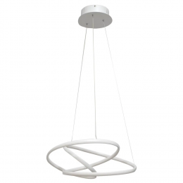 PENDENTE ZIG BRANCO (C)57CM (L)47CM (A)26CM 1X35W 3000K 1800LM - TP001