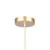 PENDENTE CANJICA DOURADO E BRANCO (D)30CM (A)20CM 1XE27 25W - AF001 - 2