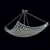 LUSTRE EZE 60CM X 104CM X 50CM 8XE14 127V / 220V CROMADO E TRANSP - AQ004L - 1