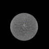 Lustre Tribeca d 60cm X 60cm 8xg9 127v / 220v Cromado e Transp - AQ010L - 3