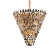 Lustre Paris Dourado e Transparente (d)85cm (a)89cm 17xe14 680w - AQ024L - 1