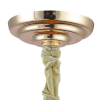 PENDENTE HERA FRENCH GOLD E TRANSP (D)48CM (A)49CM 10XE14 400W - AQ030G - 1