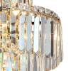 PENDENTE HERA FRENCH GOLD E TRANSP (D)48CM (A)49CM 10XE14 400W - AQ030G - 2