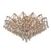 PLAFON TEIA D 120CM X 75CM 24XE14 127V / 220V CHAMPAGNE E CROMADO - AR003A - 2