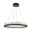 Pendente Roca Preto E Transparente (D)80Cm (C)0Cm (L)0Cm (A)11Cm 1X36W 3000K 2160Lm Led - BC003B - 1