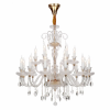 LUSTRE ELYSEE DOURADO E TRANSPARENTE (D)98CM (A)88CM 18XE14 720W - BK5318 - 1