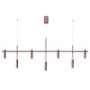 PENDENTE ARCHI BRONZE (C)174CM (L)16CM (A)70CM 7X7W 3000K 3640LM - CD001M - 1