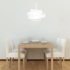 PENDENTE SPIROS D 48CM X 48CM 1XE27 127V / 220V BRANCO - EY003 - 5