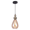PENDENTE THAN BRONZE E AMBAR (D)16CM (A)31CM 1XE27 40W - FO006A - 5