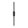 ARANDELA / PLAFON TEC PRETO (C)60CM (L)2CM 1X10W 3000K 620LM - GD011SB - 1