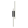 ARANDELA / PLAFON TEC PRETO (C)78CM (L)18CM (A)6CM 1X20W 3000K 1350LM - GD013B - 1