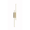 ARANDELA / PLAFON TEC DOURADO E BRANCO (C)78CM (L)18CM (A)6CM 1X20W 3000K 1350LM - GD013G - 1