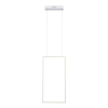 PENDENTE TEC BRANCO (C)60CM (L)30CM (A)2CM 1X32W 3000K 1810LM - GD015W - 1