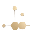ARANDELA ELO DOURADO (C)89CM (L)74CM (A)6CM 3X5W + 3X3W 3000K 1200LM - DY003 - 3