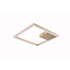 PLAFON DE SOBREPOR TEC DOURADO E BRANCO (C)40CM (L)40CM (A)4CM 1X30W 3000K 1790LM - GD014G - 1