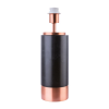 BASE PARA ABAJUR MARMO COBRE E PRETO (D)12CM (A)39CM 1XE27 40W - GL001EB - 1