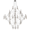 PENDENTE JUN D 78CM X 102CM 33 X LED 0.8W CROMADO E BRANCO FOSCO - JJ004 - 3