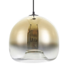 PENDENTE SPECULO PRETO E DOURADO (D)30CM (A)27.5CM 1XE27 40W - JO001G - 3