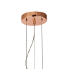 PENDENTE OTTO COBRE E TRANSPARENTE (D)31.5CM (A)11CM 1X15W 3000K 750LM - JO007E - 3