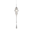 PENDENTE ORGANIKA CROMADO E TRANSPARENTE (D)13.5CM (A)65CM 1XE14 40W - KB001C - 3