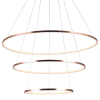 PENDENTE BIRDIE ROSE GOLD E BRANCO (D)80 + 60 + 40CM (A)42CM 17W + 13W + 9W - KW002E - 2