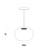 PENDENTE BALLOON DOURADO E CHAMPANHE (L)26CM (A)18,2CM 1X9W 3000K 400LM LED - 1
