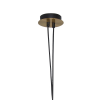 PENDENTE LAMPARINA DOURADO E TRANSPARENTE (C)31.5CM (L)20.3CM (A)20.3CM 1XE - HC013 - 2