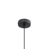 PENDENTE TRES PRETO E FUME (D)22CM (A)59.5CM 1XE27 40W - HC014 - 1