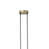 PENDENTE ABAPORU DOURADO E BRANCO (C)92CM (L)30CM (A)23CM 6XG9 150W - HL003W - 3