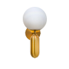 ARANDELA CUICA BRONZE E BRANCO (C)15CM (L)21CM (A)34CM 1XE27 BOLINHA 25W - HL016 - 6