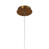 PENDENTE VITA BRONZE E TRANSPARENTE (D)3.2CM (A)51CM 1X4W 3000K 200LM - HM005S - 3