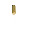 PENDENTE LOOP PRETO E DOURADO (D)62 + 42CM (A)2,2CM 1X48W 3000K 1500LM LED - 4