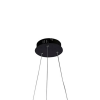 PENDENTE NODO PRETO (D)50CM (A)15CM 1X36W 3000K 1188LM LED - 1